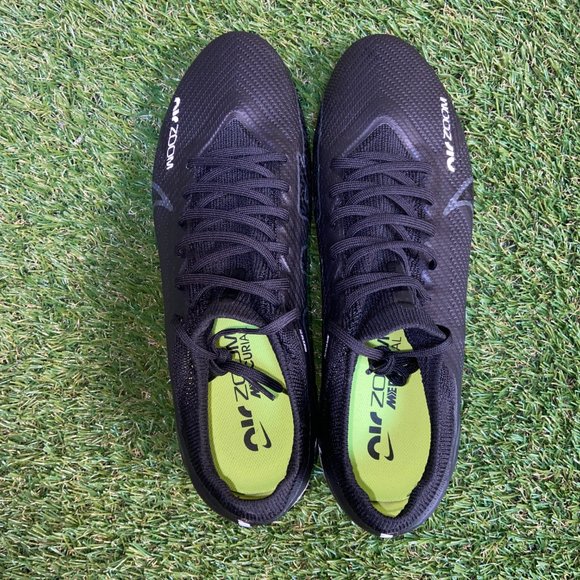 Nike Zoom Vapor 15 Pro FG Soccer Cleats Black Dark Smoke Volt DJ5603-001 Size 10 main image 5